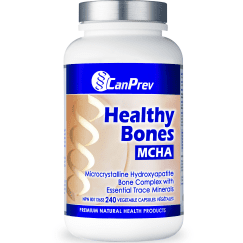 Canprev Healthy Bones MCHA 240 Capsules - Supports Bone Strength & Joint Health for Active Lifestyles & Aging Adults