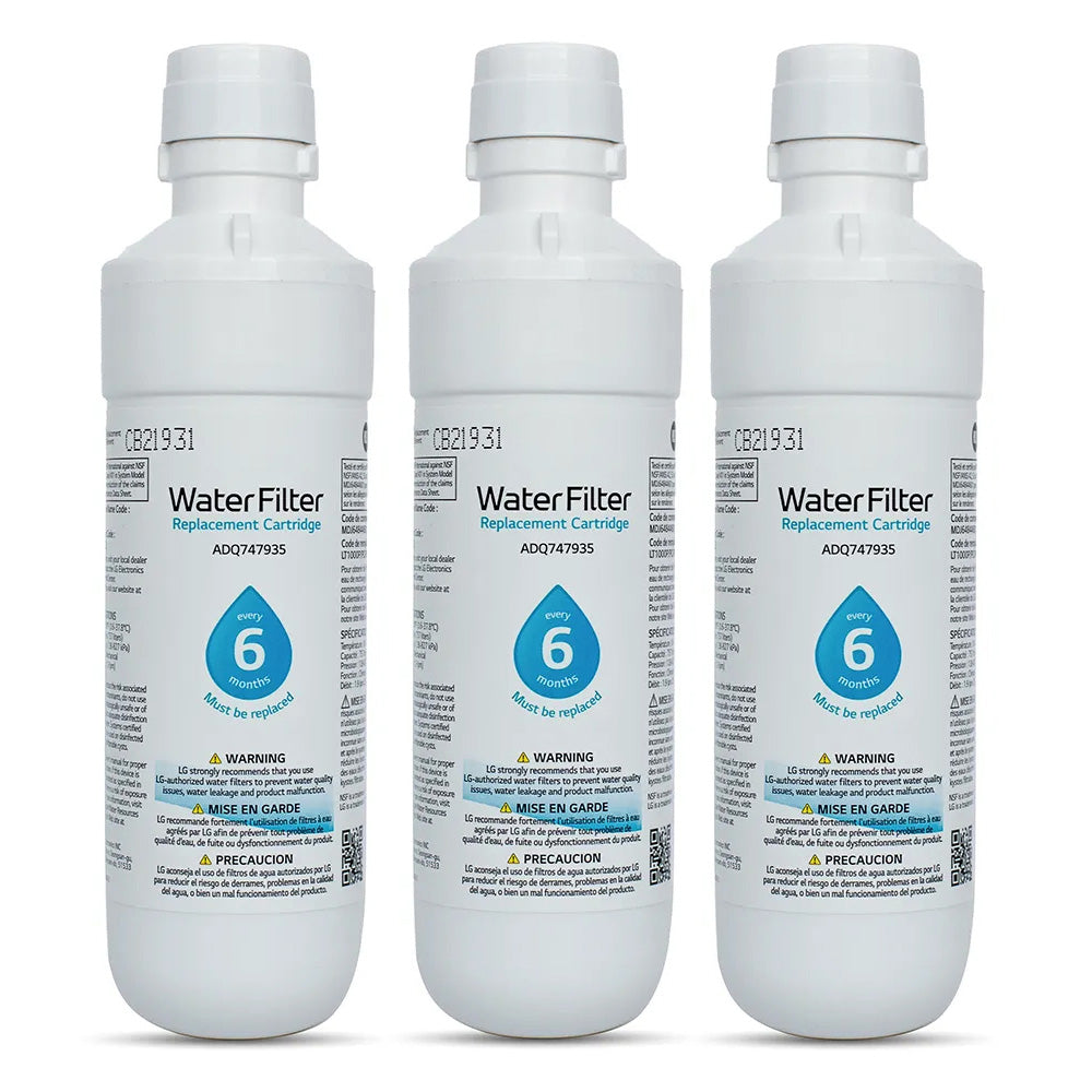 Blue Ripple LG LT1000P/LT1000PC Refrigerator Water Filter Replacement (ADQ747935) - Pure Drinking Water for Home & Office