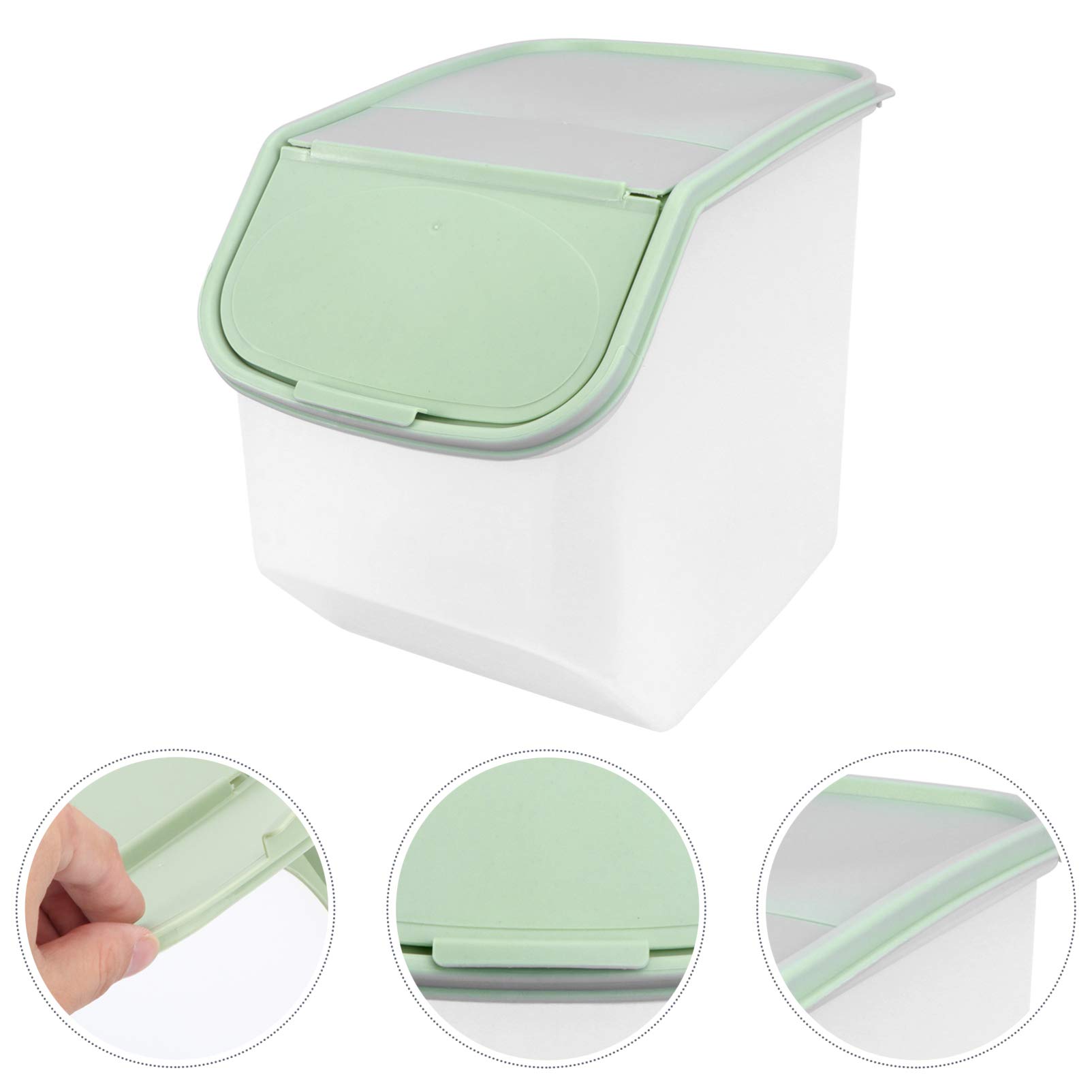 Airtight Pet Food Storage Container with Lid - Large Rice & Dry Food Dispenser for Kitchen Pantry Organization | Perfect for Dog Food, Cereal, Grains & Bulk Food Storage
