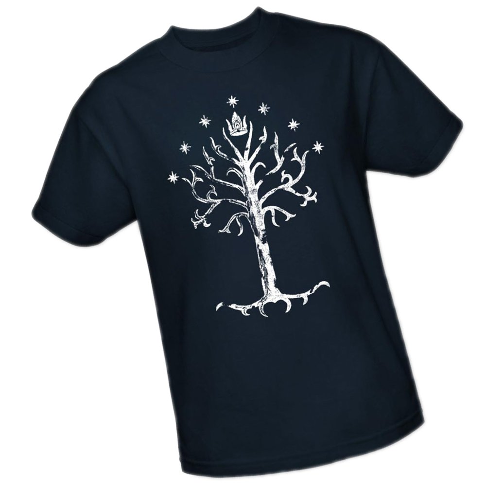 Lord of the Rings Gondor Tree T-Shirt for Men - Fantasy Fan Gift