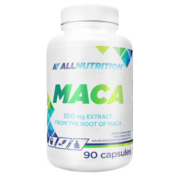 Allnutrition Maca Root Extract 500mg - 90 Capsules for Energy, Stamina & Hormonal Balance - Supports Workout Performance & Vitality