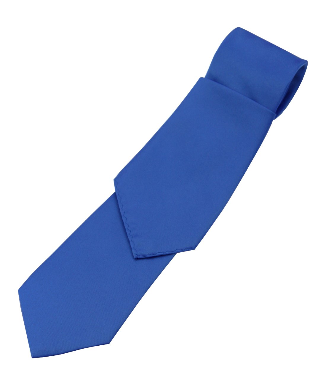 Royal Blue 7-Piece Tuxedo Set with Flat Front Pants, Vest & Tie | Formal Wedding Suit, Prom Outfit & Black Tie Event Attire for Men