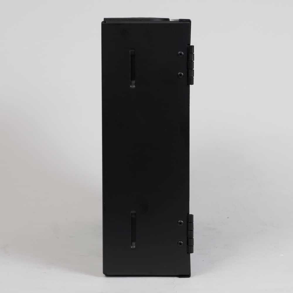 ICC 4-Slot LGX Compatible Fiber Optic Wall Mount Enclosure - Holds Up to 96 Fibers for Secure Cable Management | Ideal for Data Centers, Telecom Rooms & Network Installations