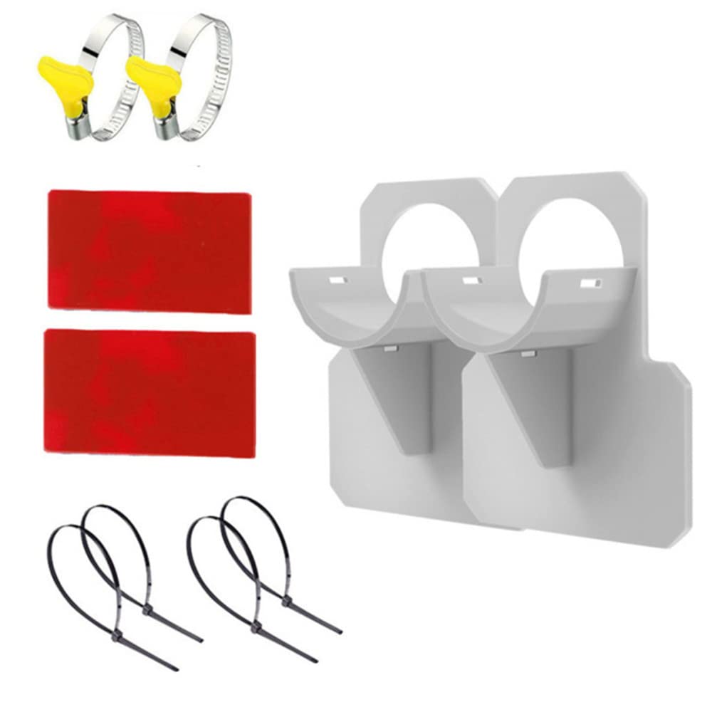 Gigicloud 1.5' Above Ground Swimming Pool Pipe Holders - Heavy Duty Impact-Resistant Hose Support Brackets for Pool Maintenance | Easy Installation Prevents Pipe Sagging | Perfect for Inground & Above Ground Pools, Backyard Pool Accessories
