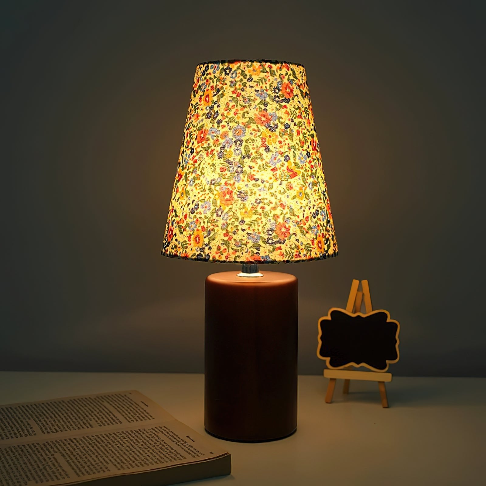 Elara Floral Glow Table Lamp - Modern Decorative LED Night Light for Bedroom, Living Room & Nursery - Perfect for Reading, Relaxing & Creating Cozy Ambiance