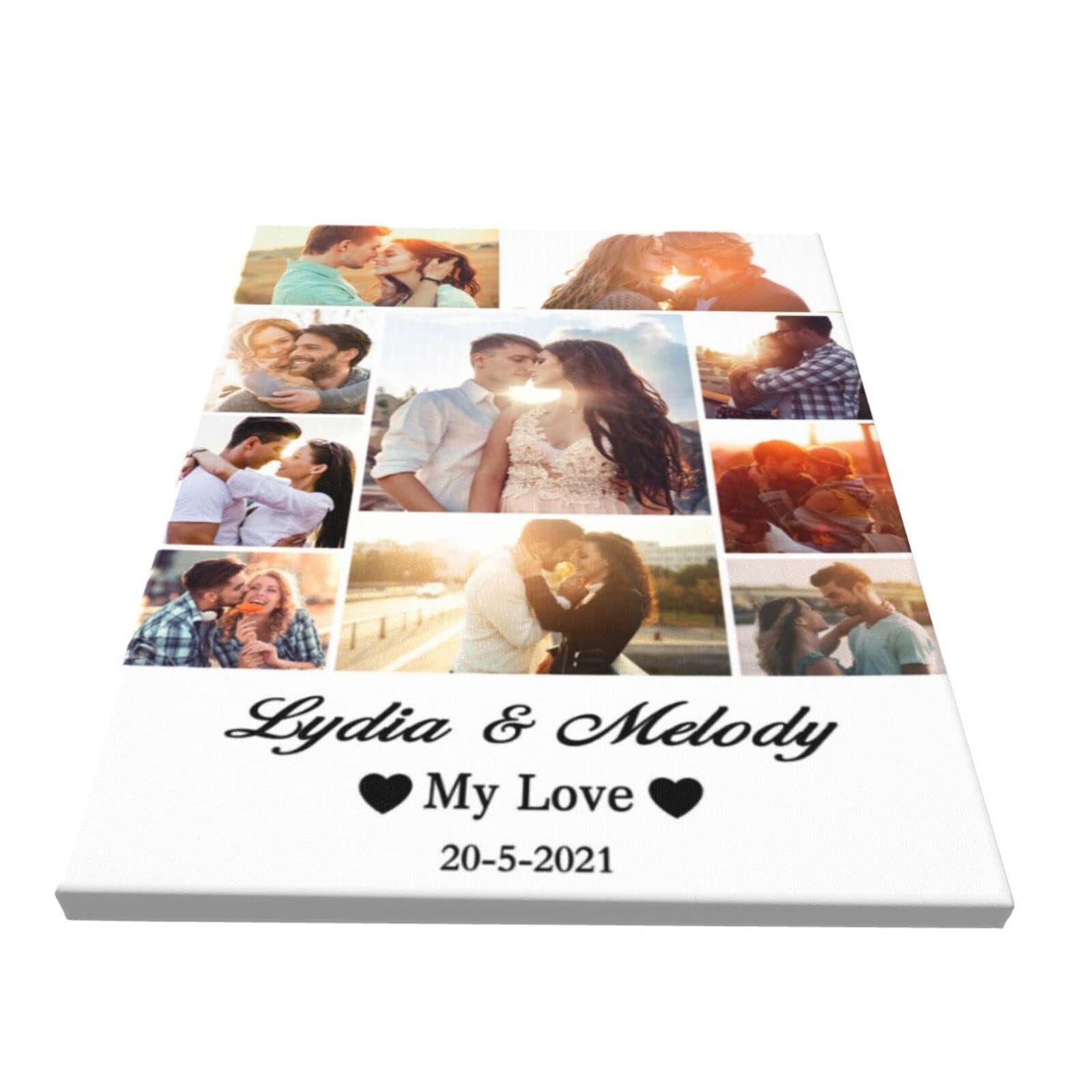 Custom Canvas Prints with Your Photos - Personalized Wall Art & Picture Frames (12x16 inches) - Perfect for Home Decor, Gifts & Office Wall Art