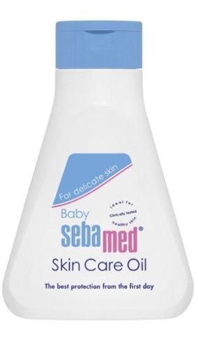 SEBAMED Baby Skin Care Oil 150ml - Hypoallergenic Moisturizing Oil for Eczema, Psoriasis & Dry Skin - Gentle Baby Oil for Sensitive Skin - Perfect for Daily Baby Massage & Skin Hydration