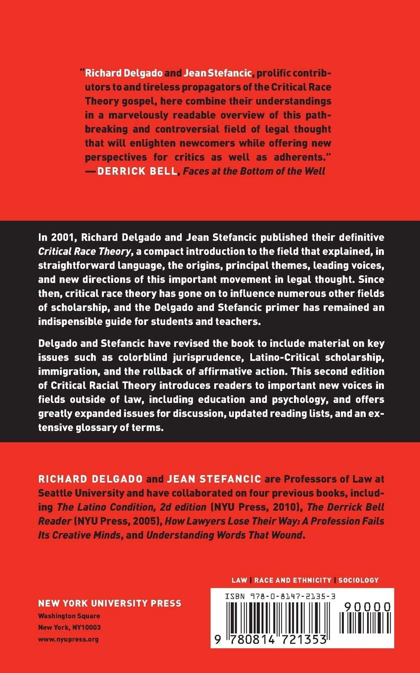 Critical Race Theory: An Introduction, 2nd Edition | Essential Guide to Race & Law in America | Perfect for Students, Scholars & Social Justice Advocates