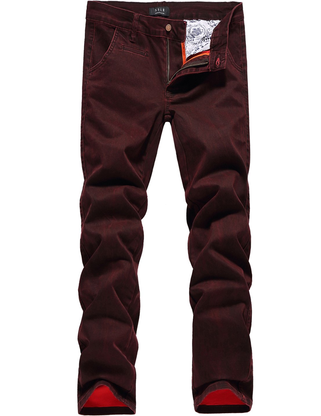 SSLR Men's Skinny Jeans Slim Fit Stretch Biker Pants - Comfortable & Stylish Denim for Casual Wear, Night Out & Motorcycle Riding