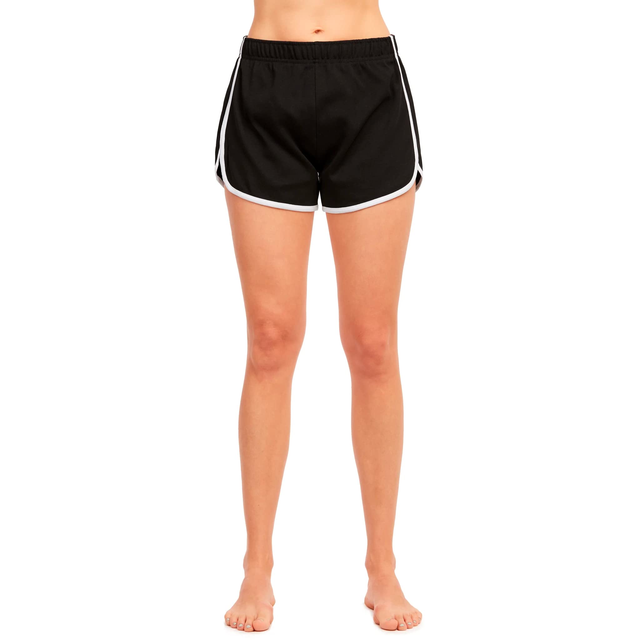 LAVRA Women's Cotton Workout Shorts - Breathable Lounge & Yoga Athletic Sweat Shorts for Running, Gym, and Relaxation at Home