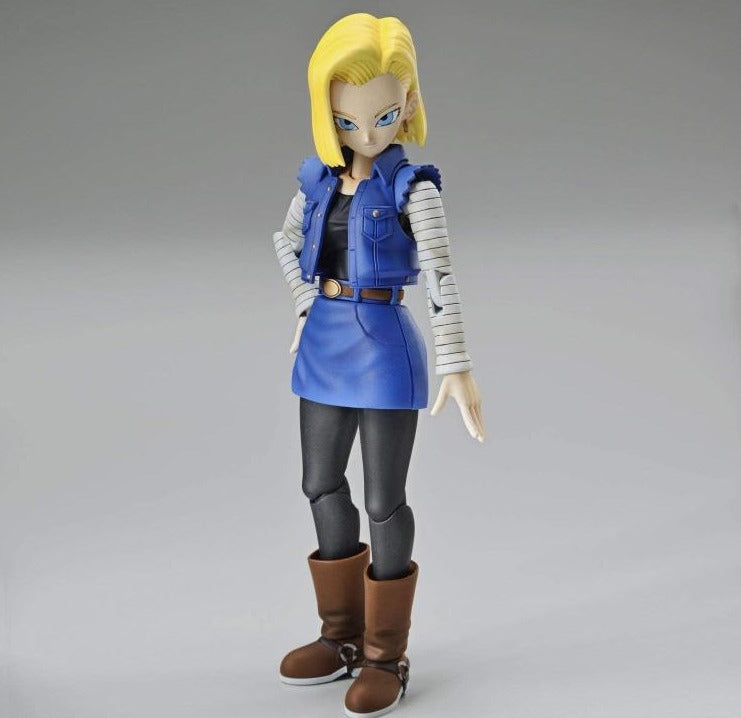 Figure Rise Standard Dragon Ball Z Android 18 Plastic Model Kit - Anime Action Figure for Collectors & Display | Perfect for DBZ Fans, Home Decor & Gift Giving