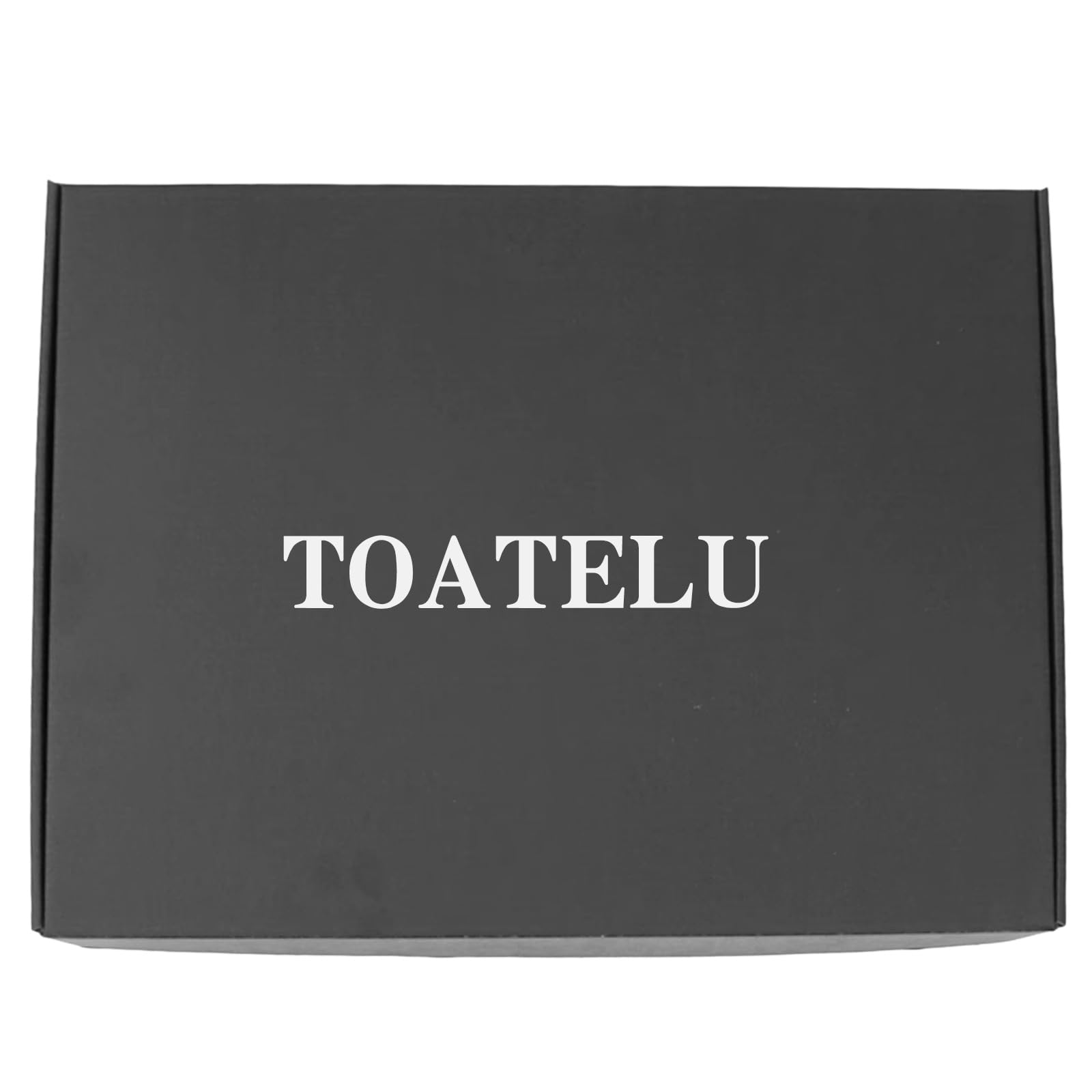 TOATELU Universal Aluminum CPU Holder with 2 Lockable Wheels & 360° Swivel Casters - Heavy Duty PC Computer Case Stand for Desktop Workstations, Gaming Rigs & Office Setups (Black)
