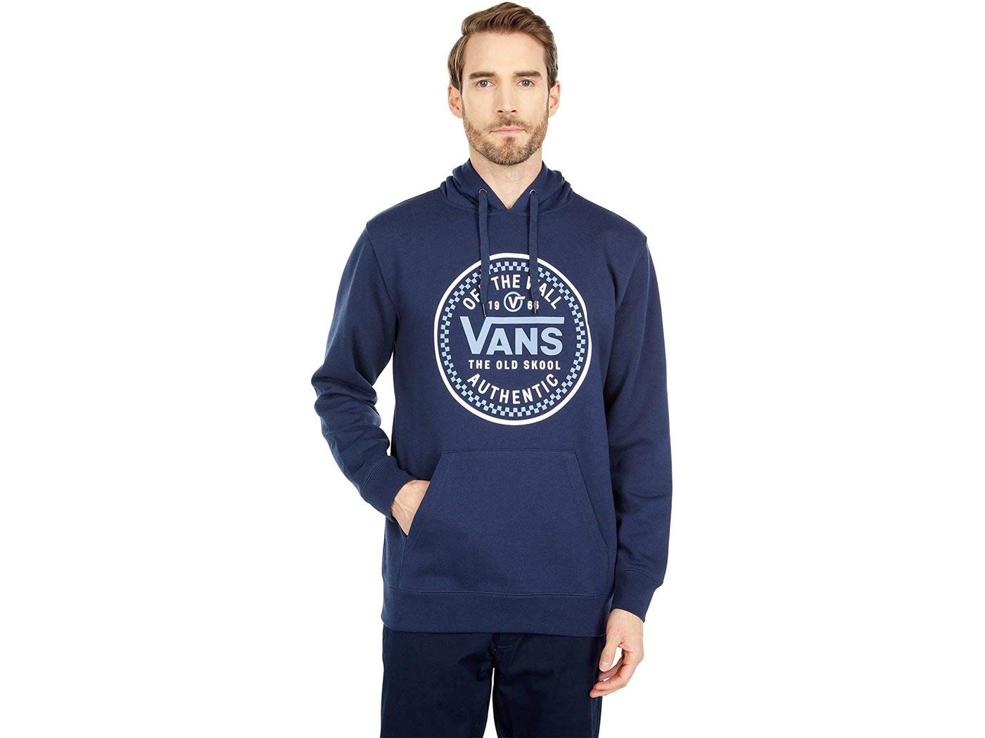 Vans Men's Hoodie - Classic Pullover Sweatshirt for Casual Wear & Street Style | Perfect for Everyday Comfort, Gym, and Outdoor Activities