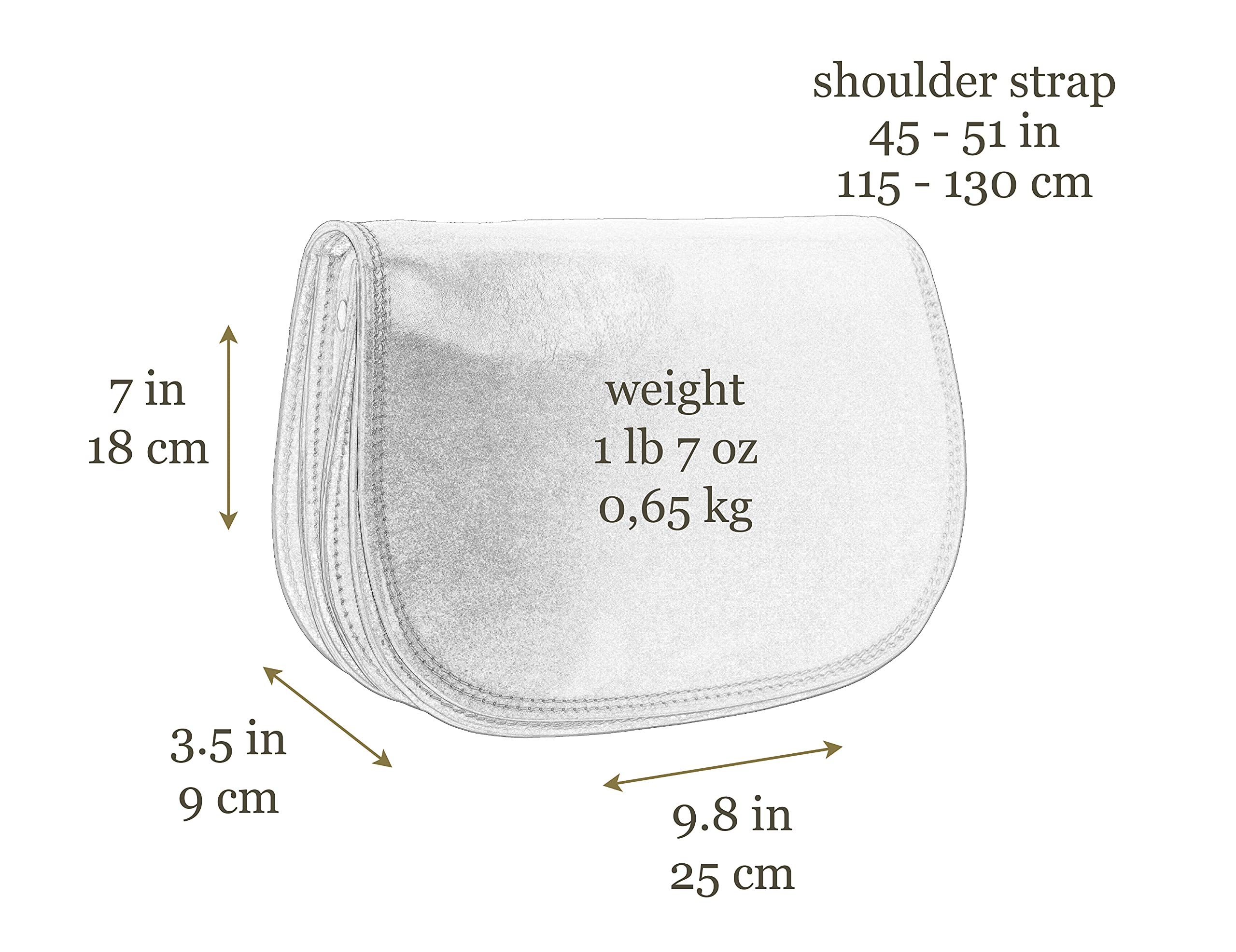 Durable Women's Leather Crossbody Shoulder Bag - Stylish Messenger Purse with Gift Box | Perfect for Work, Travel & Everyday Use