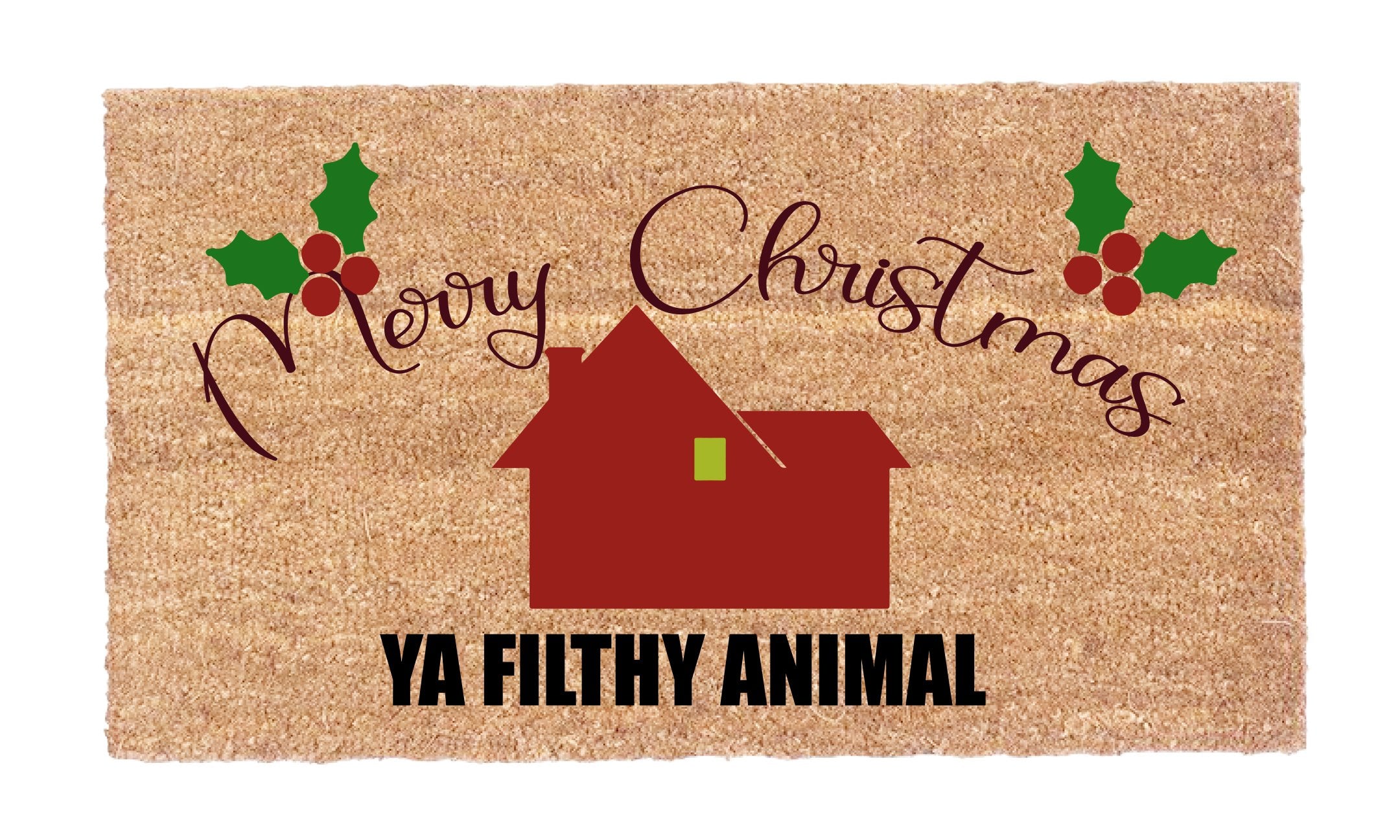 Merry Christmas Ya Filthy Animal T-Shirt - Funny Christmas Movie Quote Apparel for Holiday Parties & Ugly Sweater Events