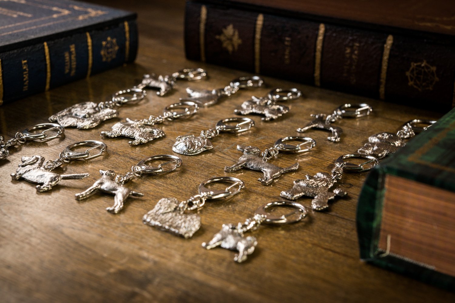 Handmade UK Artistic Afghan Hound Dog Keychain Collection - Perfect Gift for Dog Lovers & Pet Accessories