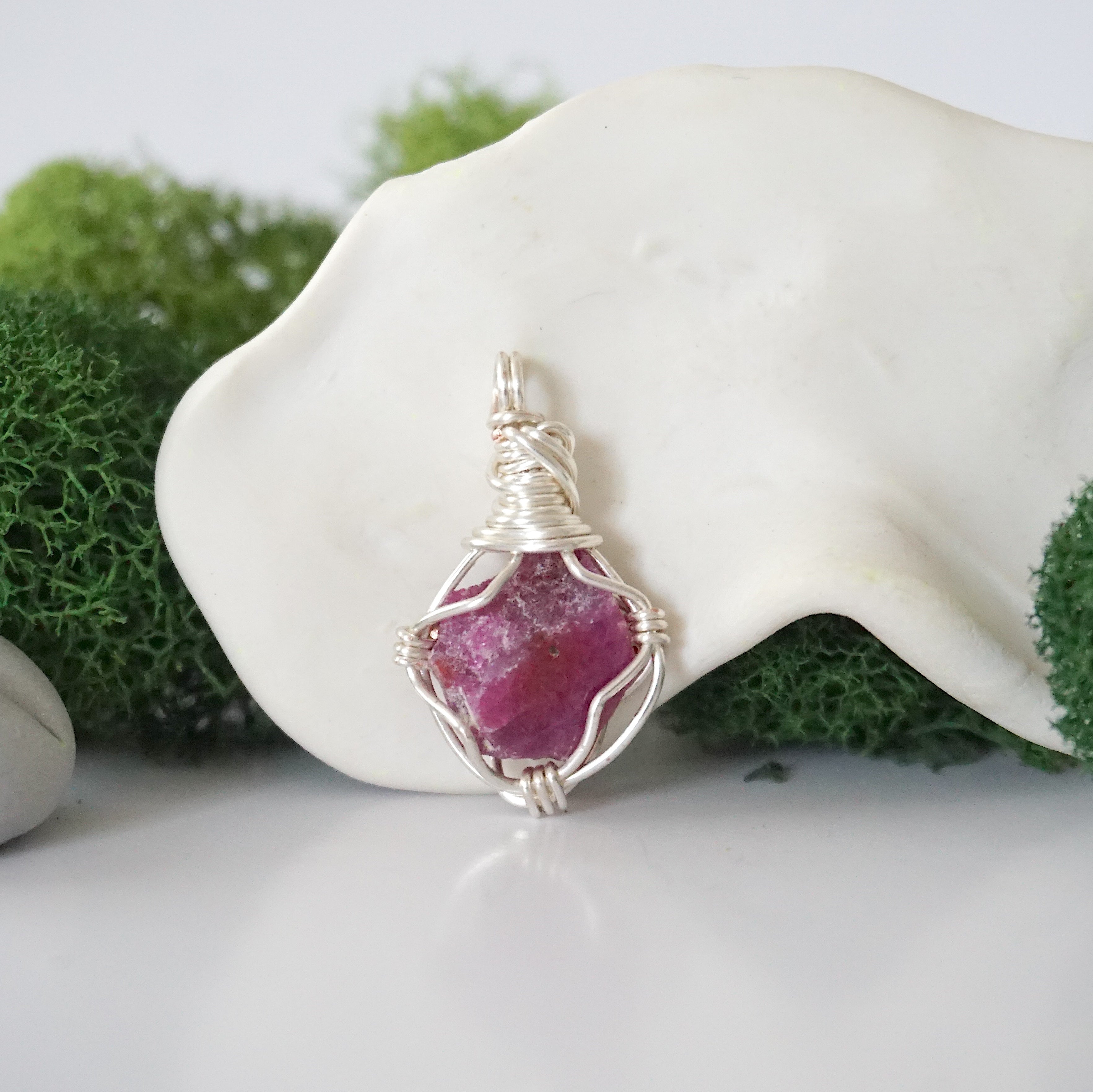 Elegant Ruby Birthstone Necklace - Genuine Crystal Jewelry for Women | Perfect Gift for Birthday, Anniversary & Special Occasions