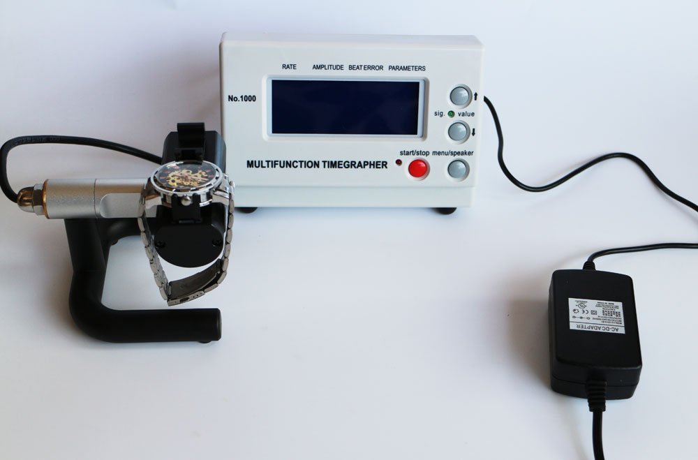 NO.1000 Professional Watch Timegrapher Tester - Multifunction Timing Tool for Watchmakers & Repair Shops | Perfect for Watch Accuracy Testing, Regulation & Maintenance