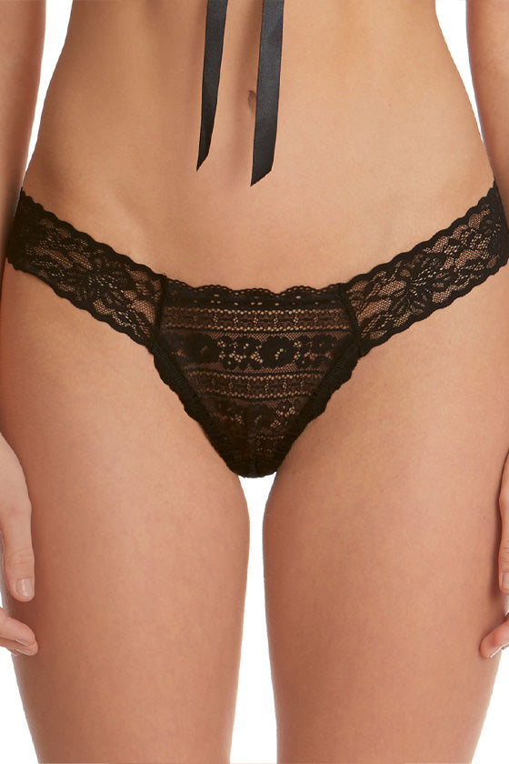 Rendezvous Diamond Thong - Sexy Lingerie for Women, Comfortable & Elegant Underwear - Perfect for Date Nights, Bridal Showers & Special Occasions