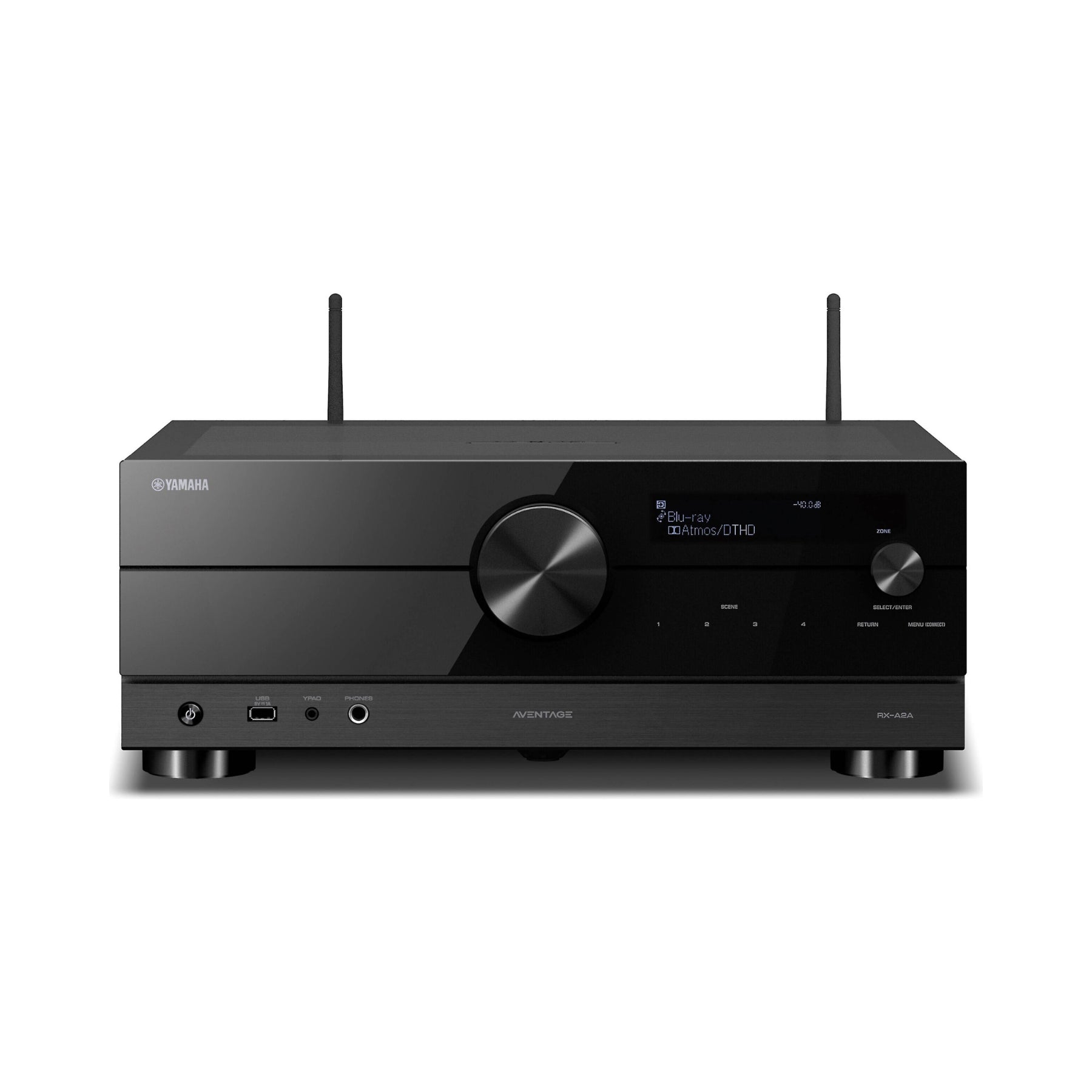 Yamaha RX-A2A AVENTAGE 7.2 Channel 8K HDMI AV Receiver with MusicCast - Home Theater System for Movies, Gaming & Music Streaming