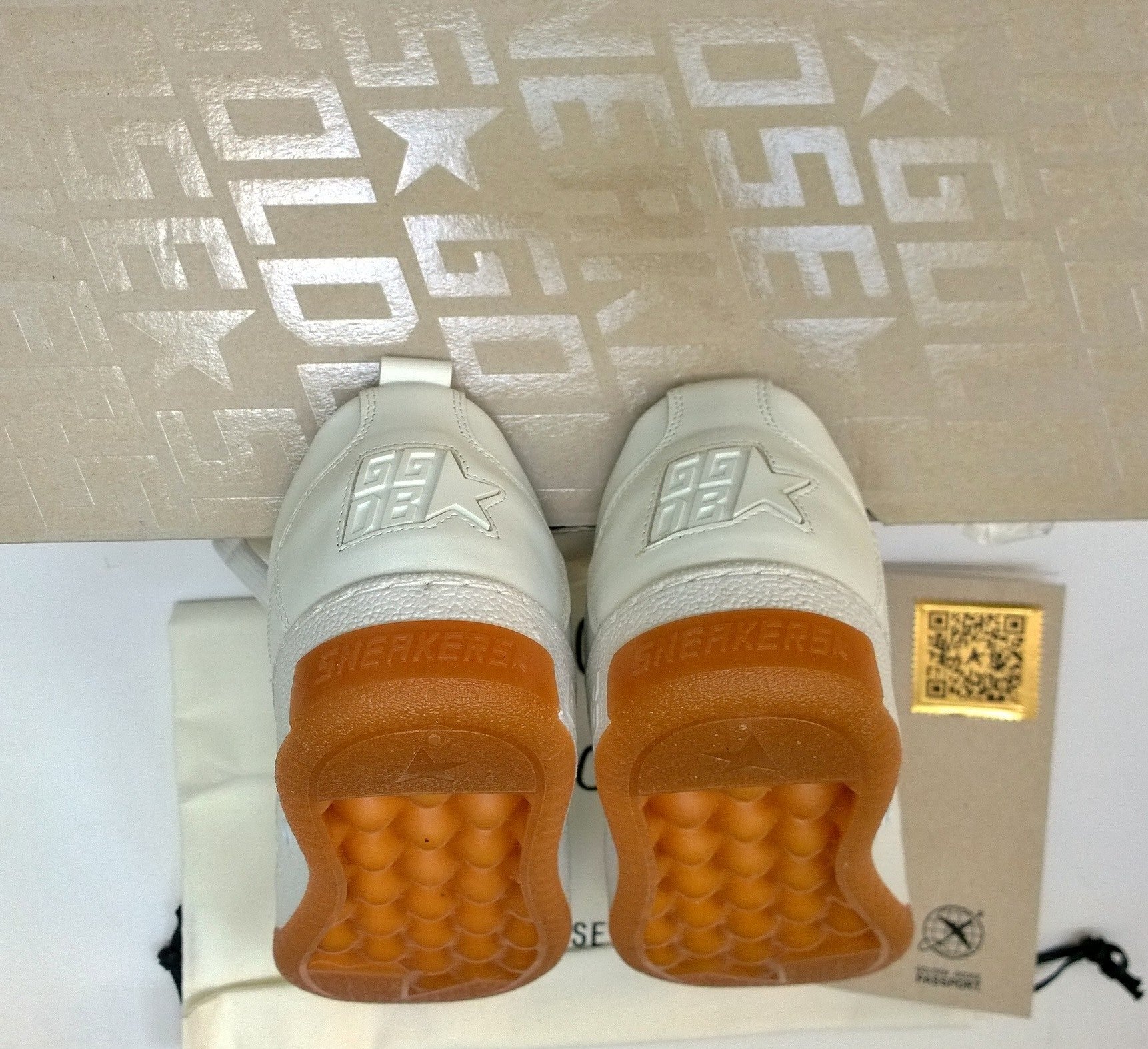 Golden Goose Yeah! White Leather Sneakers for Women - Stylish & Comfortable Casual Shoes for Everyday Wear, Walking & Travel