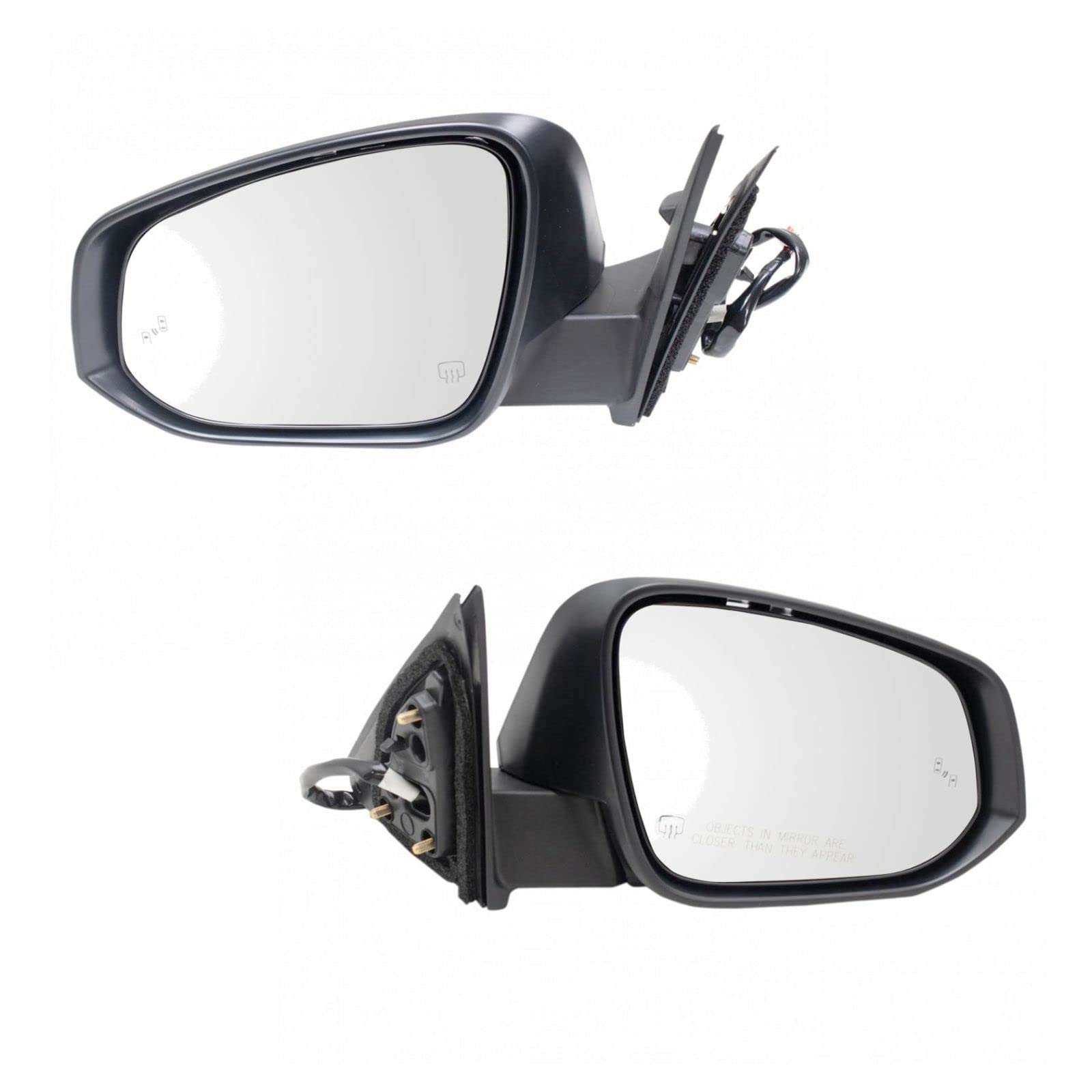 Heated Turn Signal Blind Spot Mirrors PTM Pair for Toyota Highlander - Enhanced Visibility & Safety for Night Driving & Bad Weather