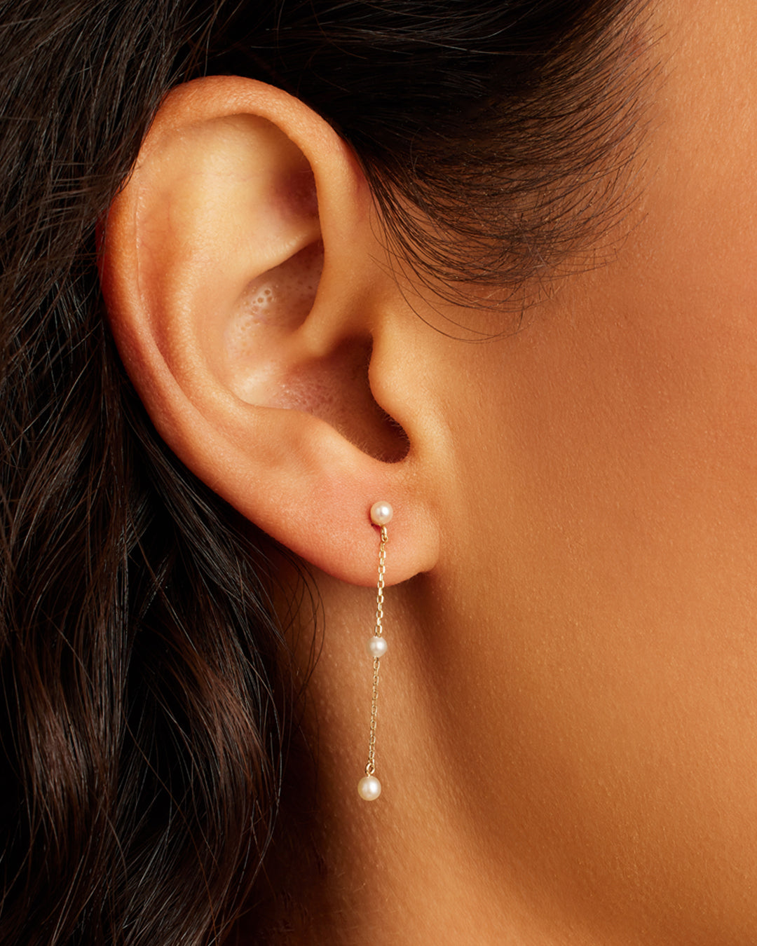 Newport Pearl Single Earring - Elegant 925 Sterling Silver Pearl Stud Earring for Women - Perfect for Weddings, Parties & Everyday Wear