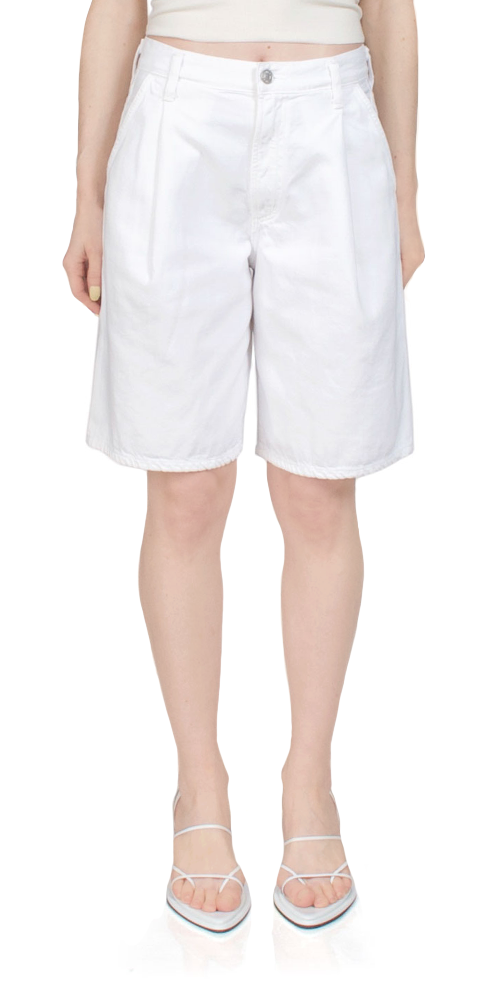 Ellis Trouser Short Milkshake - Women's High Waisted Casual Shorts for Summer | Perfect for Beach, Travel & Everyday Wear