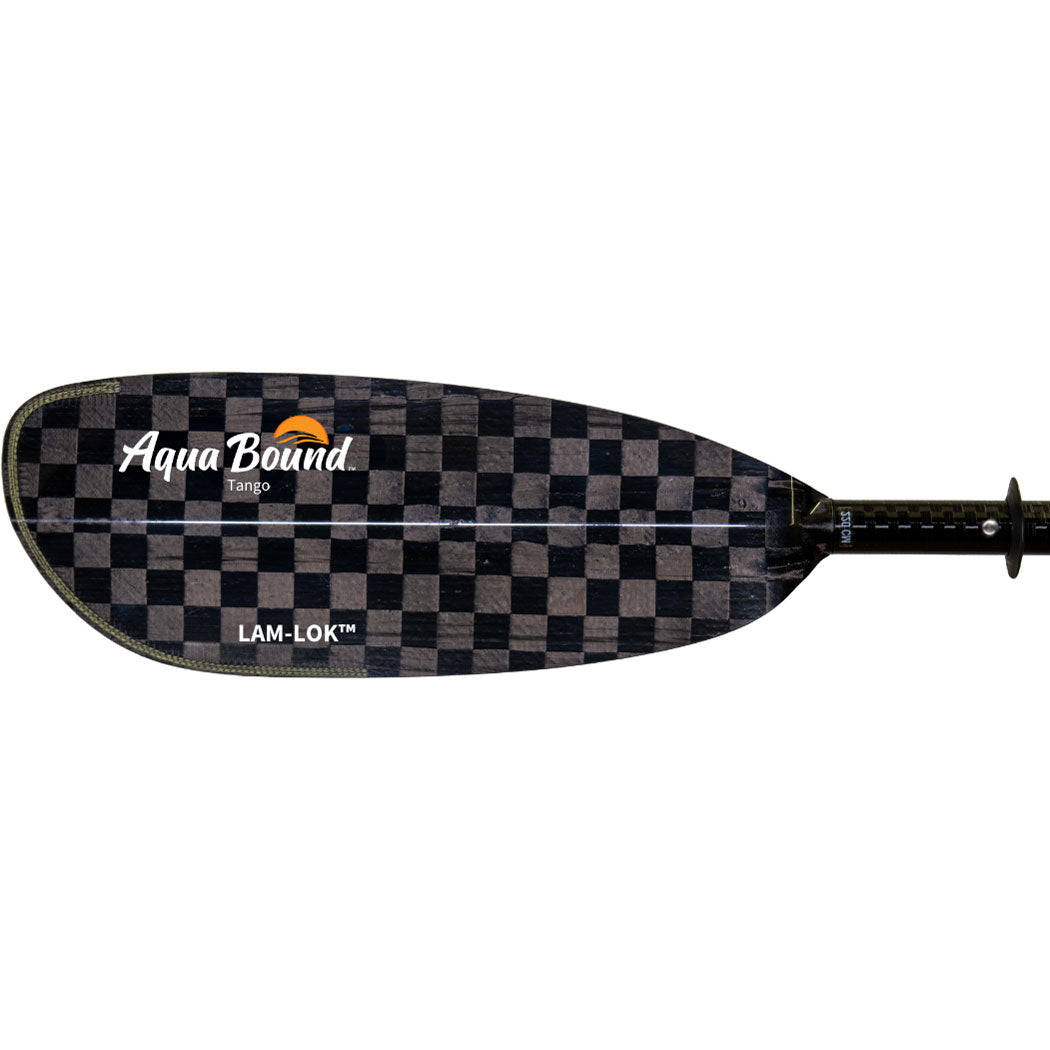 Aqua Bound Tango Carbon Bent Shaft Posi Lok 2-Piece Kayak Paddle - Lightweight & Durable for Touring, Fishing & Recreational Kayaking