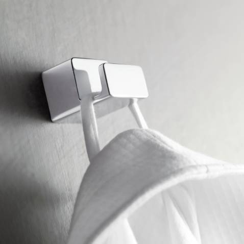 Moen YB8803CH 90 Degree Chrome Robe Hook - Perfect for Bathroom, Bedroom, and Closet Organization
