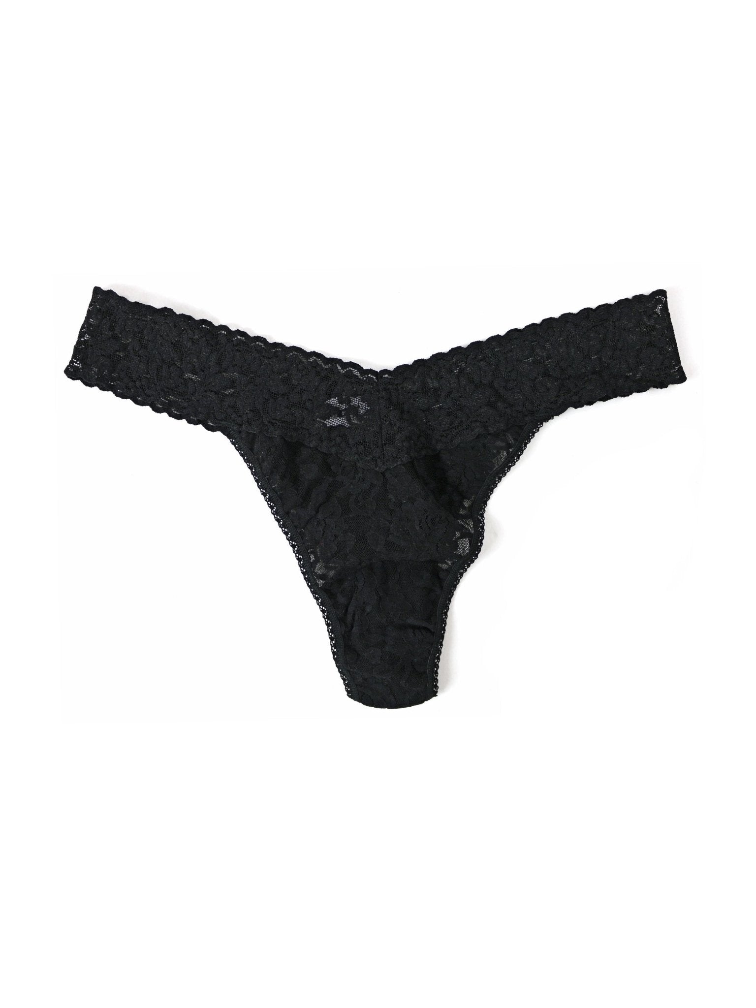 Plus Size Signature Lace® Original Rise Thong - Comfortable Women's Underwear for Everyday Wear, Special Occasions & Bridal Lingerie