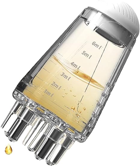 ENCHANTMENT ARAA PAVA Hair Oil Applicator Bottle with Scalp Massager Comb - Hair Growth Treatment & Nourishing Oil Dispenser for Healthy Hair - Perfect for Home Hair Care & Salon Use
