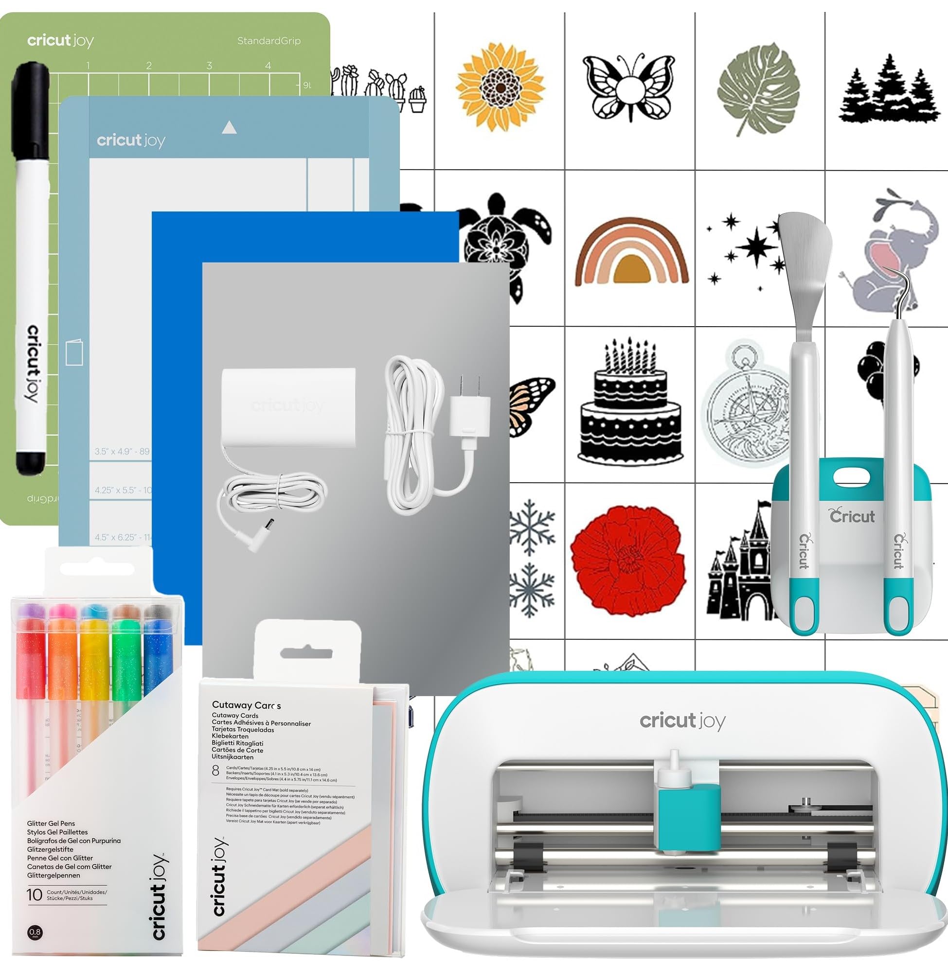 Cricut Joy Cutting Machine Bundle with Cards - Perfect for DIY Crafts, Scrapbooking, and Personalized Greeting Cards