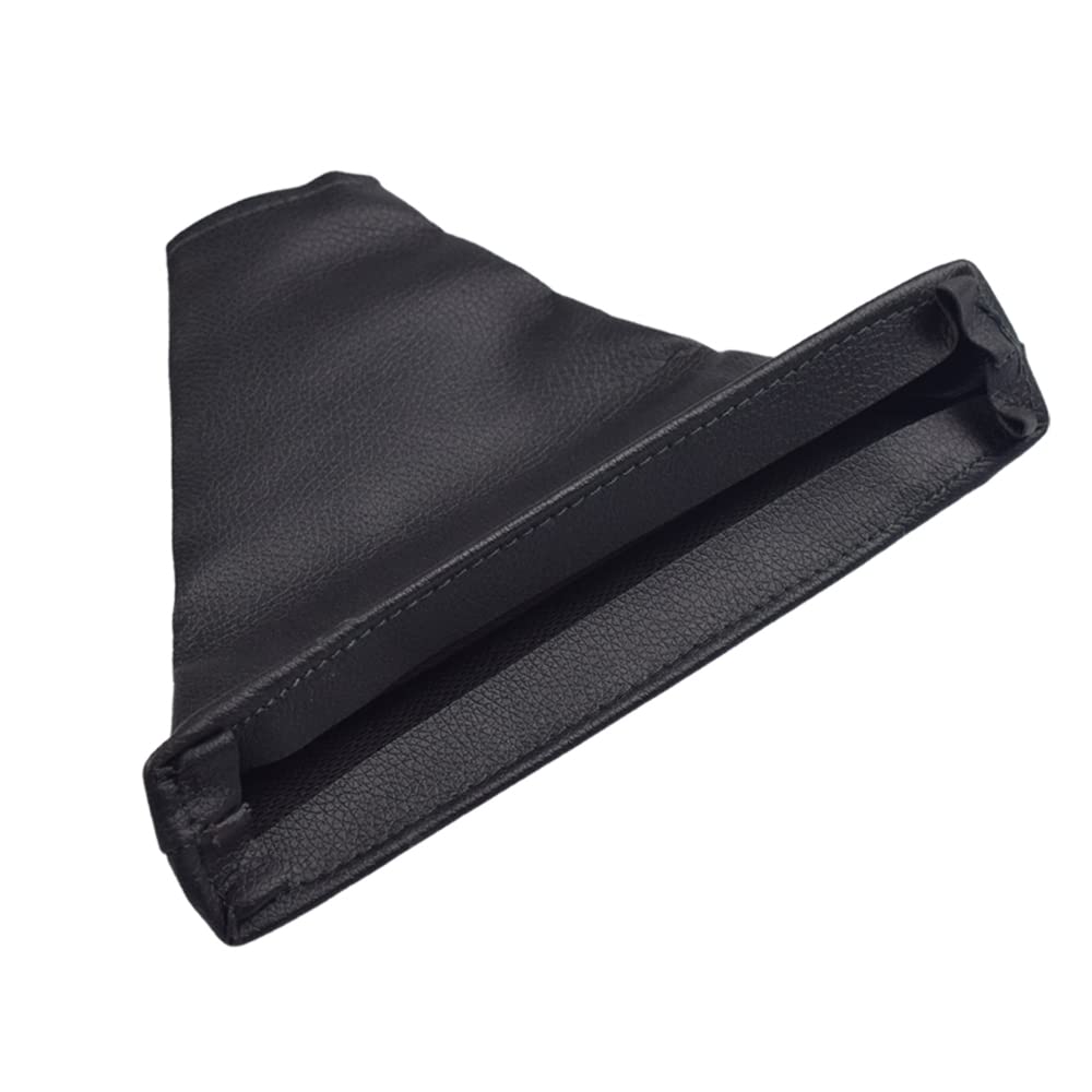 Hacreyatu Black PU Leather Shift Lever Cover & Handbrake Boot for Toyota Corolla 2007-2013 - Premium Car Interior Accessory for Enhanced Grip and Style