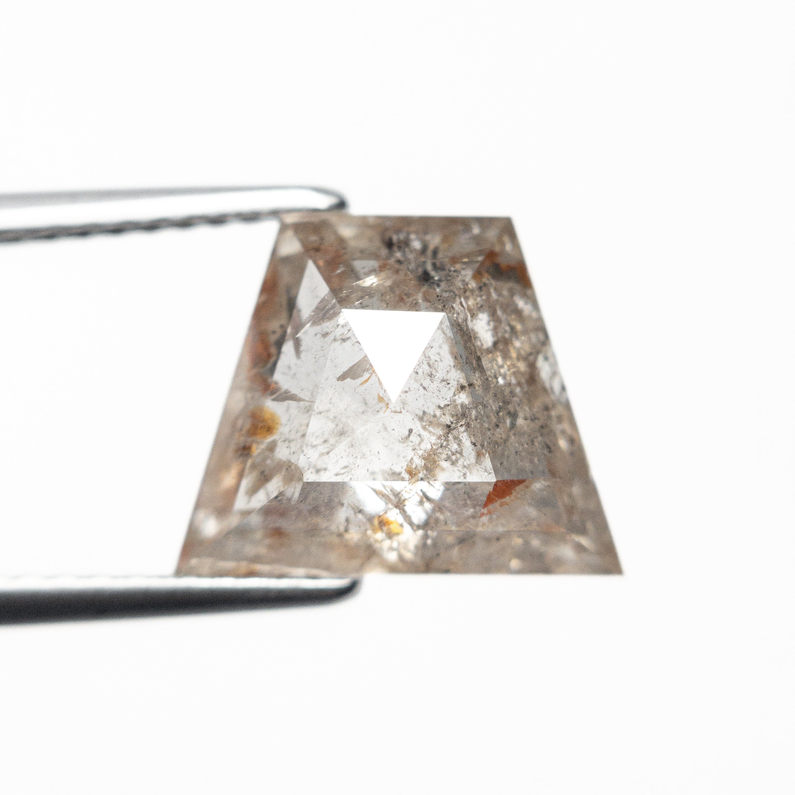4.29ct Trapezoid Rose Cut Diamond (9.06x11.29x4.8mm) - Premium Loose Gemstone for Jewelry Making, Engagement Rings & Luxury Accessories