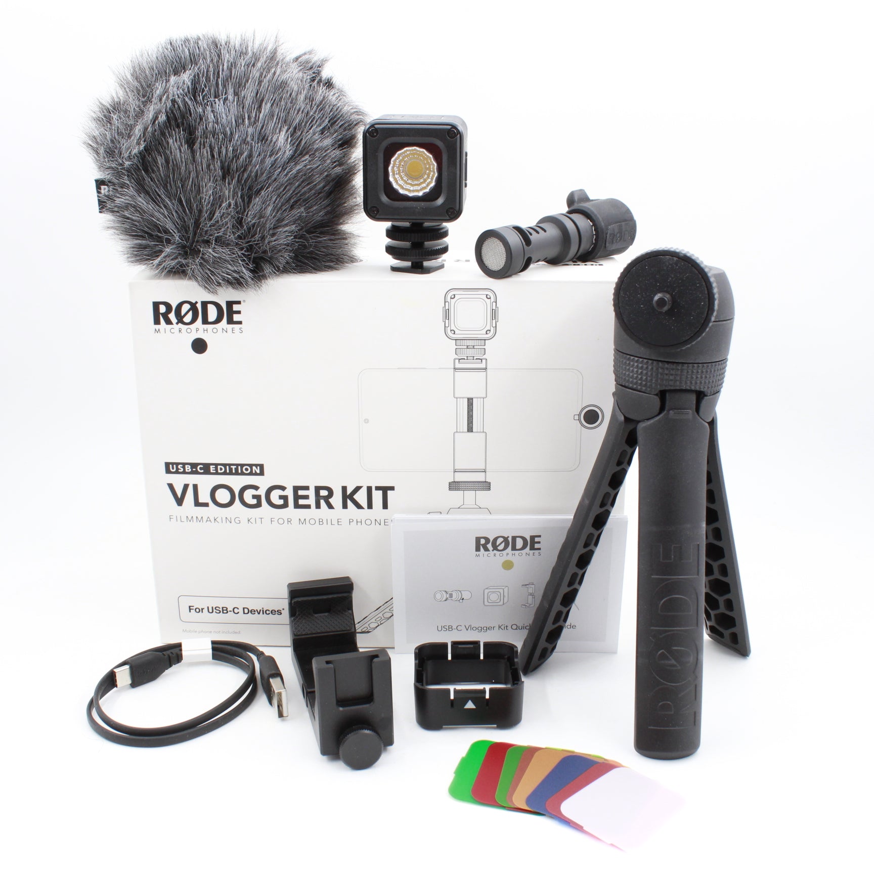 Rode Vlogger Kit USB-C Edition - Complete Filmmaking Kit for Smartphones & Mobile Devices with USB Type-C Port | Perfect for YouTube Vlogging, Live Streaming & Content Creation