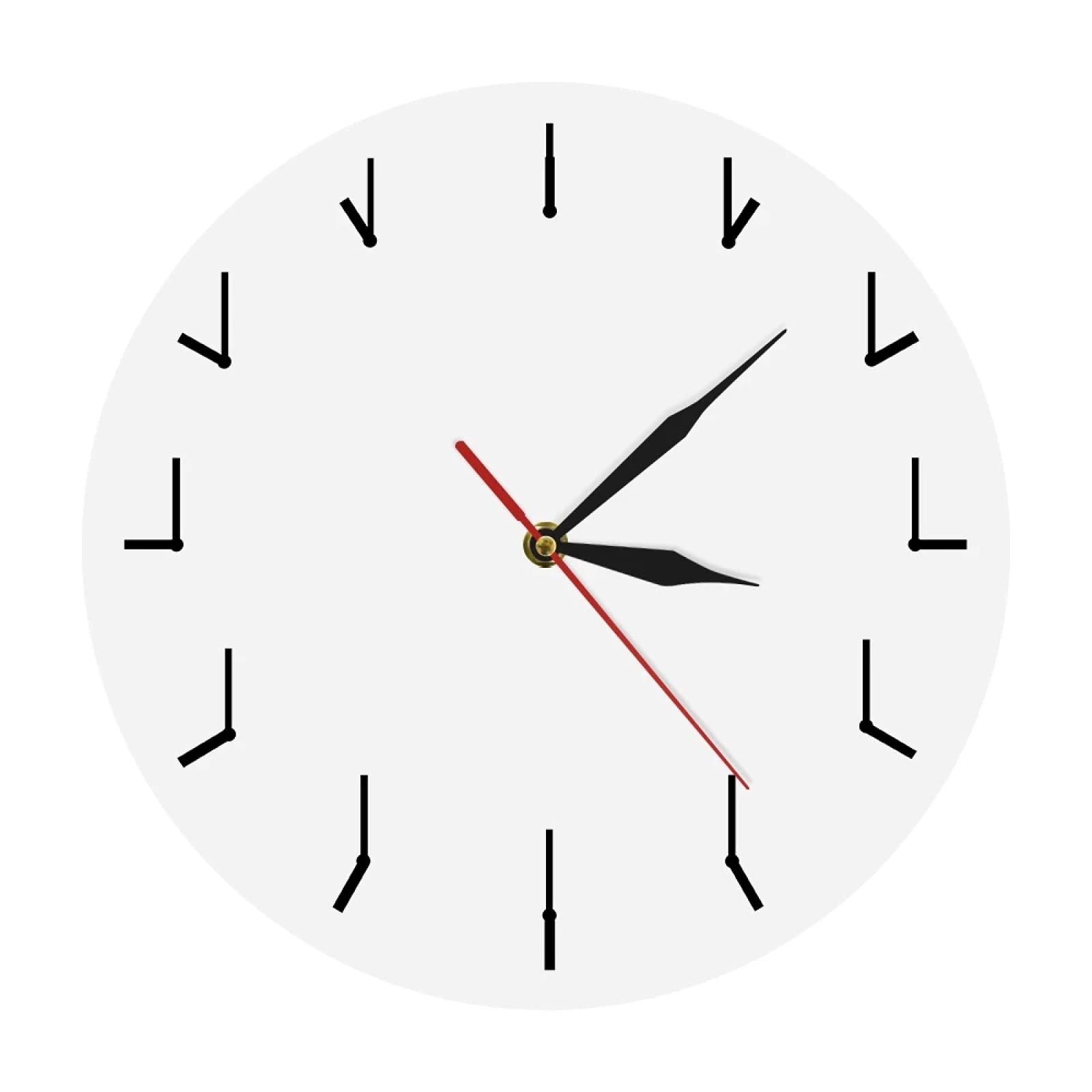 Modern Acrylic Wall Clock - Minimalist Round Design for Home & Office Decor | Silent Non-Ticking Contemporary Wall Art | Perfect for Living Room, Bedroom, Kitchen & Workspace