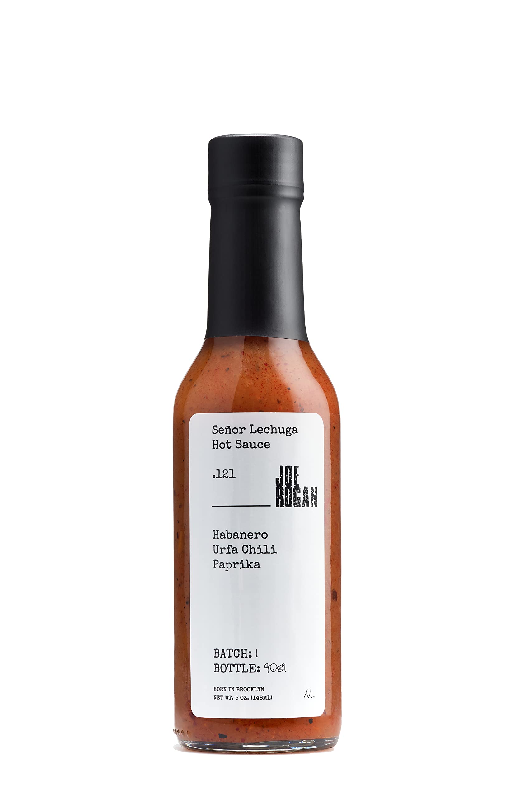 Joe Rogan x Señor Lechuga Hot Sauce - Spicy .121 Habanero, Urfa Chili & Smoked Paprika Blend | Perfect for Tacos, Wings & BBQ