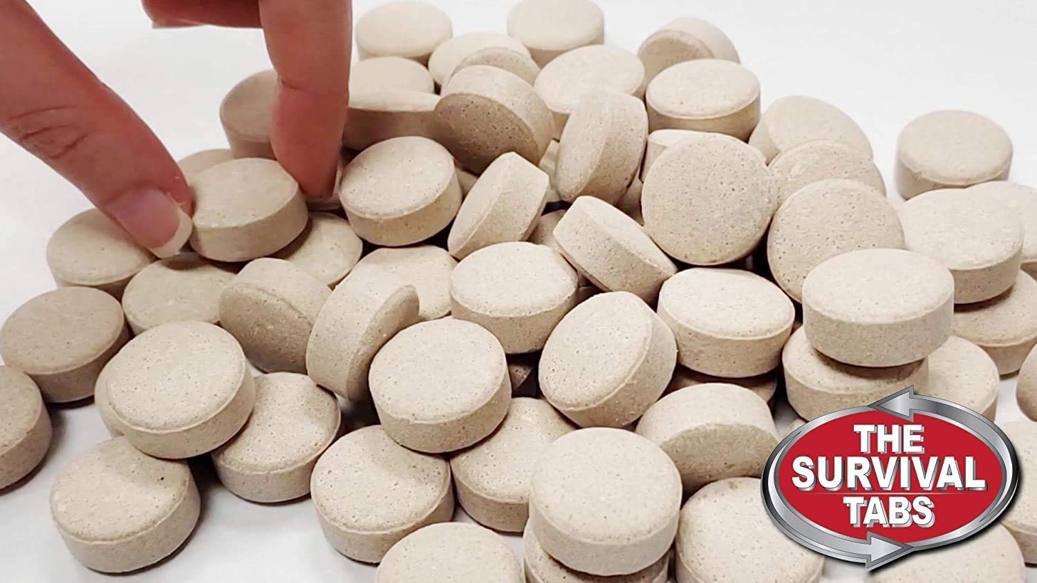 Emergency Survival Food - 4 Bottles Chocolate Flavored 720 Tablets | Long Shelf Life for Camping, Hiking & Disaster Preparedness