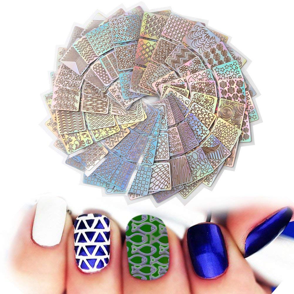 144 Pcs MAPPERZ Nail Art Stickers - Waterproof Self-Adhesive 3D Nail Decals for Women & Girls | Salon & Home Manicure Accessories | Multicolor Designs for Parties, Weddings & Everyday Nail Art