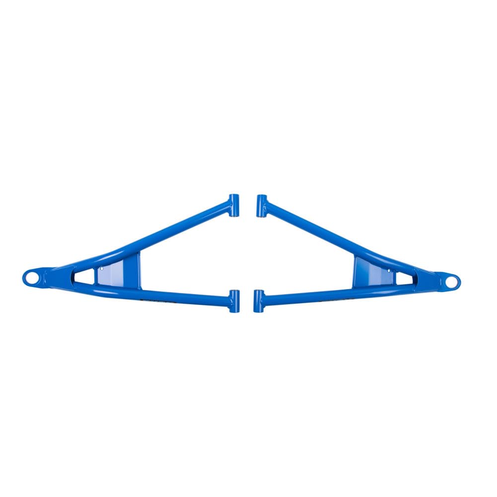 TUSK Mohawk Extreme Duty High Clearance Lower A-Arms - Blue with Bushing Hardware - Compatible with Polaris RZR XP Turbo EPS (2016-2021) - Perfect for Off-Roading & Trail Riding