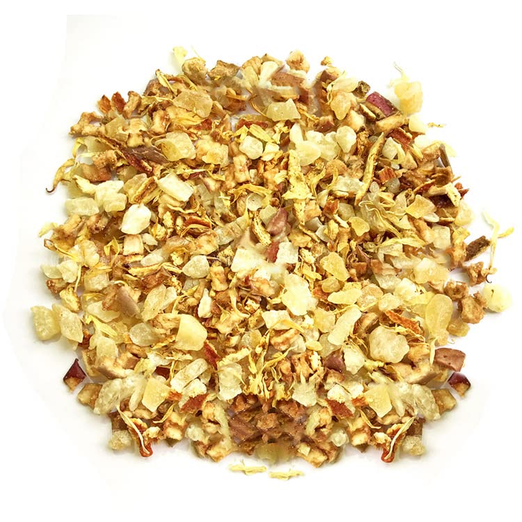 Premium Dried Chrysanthemum Flower Tea Blend with Mango, Apple, Pineapple & Orange Peel - 1000g Resealable Net Bag - Herbal Tea for Relaxation, Detox & Immunity Boost