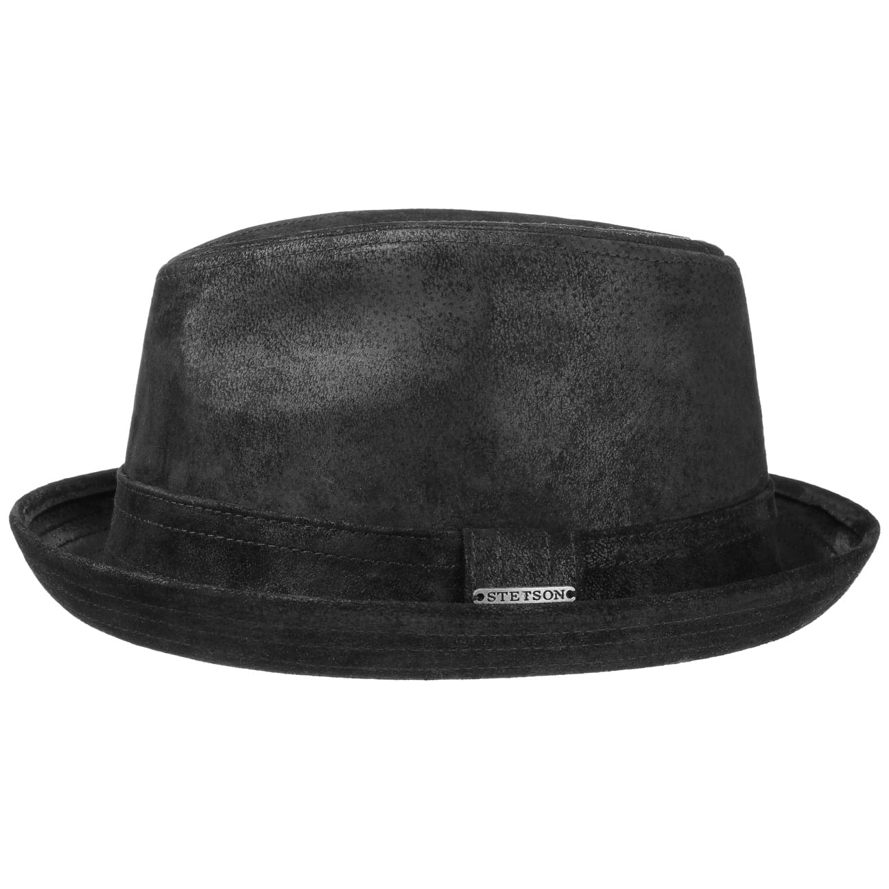 Stetson Radcliff Leather Player Hat – Premium Genuine Leather Cowboy Hat for Men – Perfect for Western Rides, Country Music Festivals & Outdoor Adventures