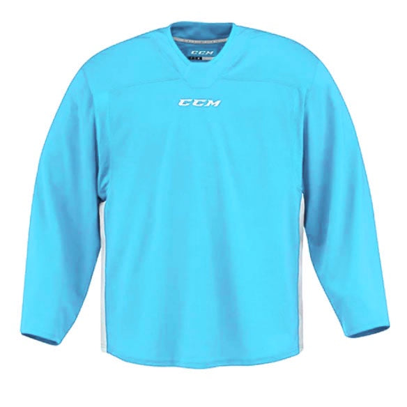 CCM Quicklite 60000 Sky Blue & White Custom Hockey Practice Jersey - Perfect for Ice Hockey Training & Team Sports