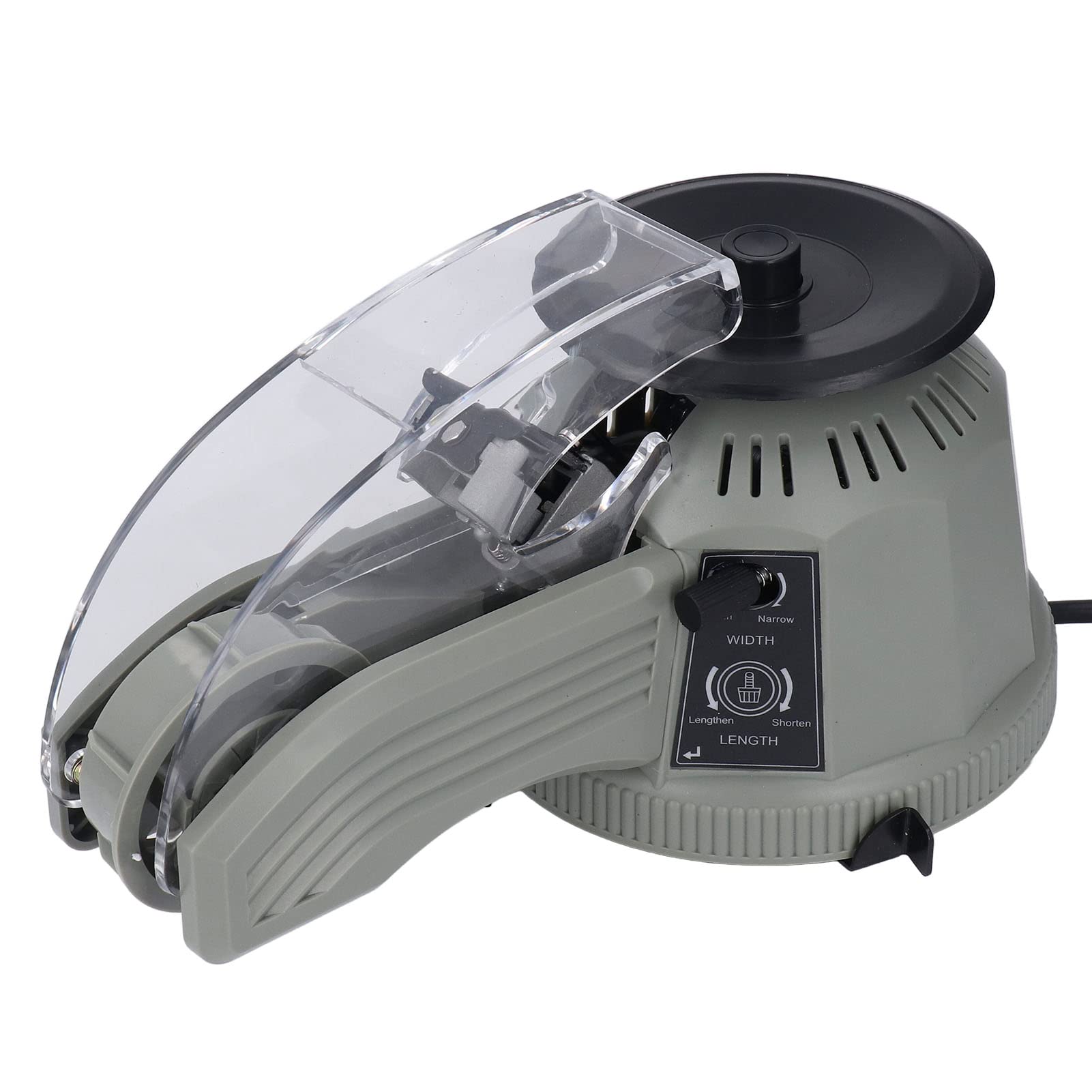 Electric Tape Dispenser - Automatic Rotary Disc Tape Cutter for 11-58mm Length & 3-22mm Width (110V) | Perfect for Scotch, Double Sided & Packing Tapes | Office, Warehouse & Home Use