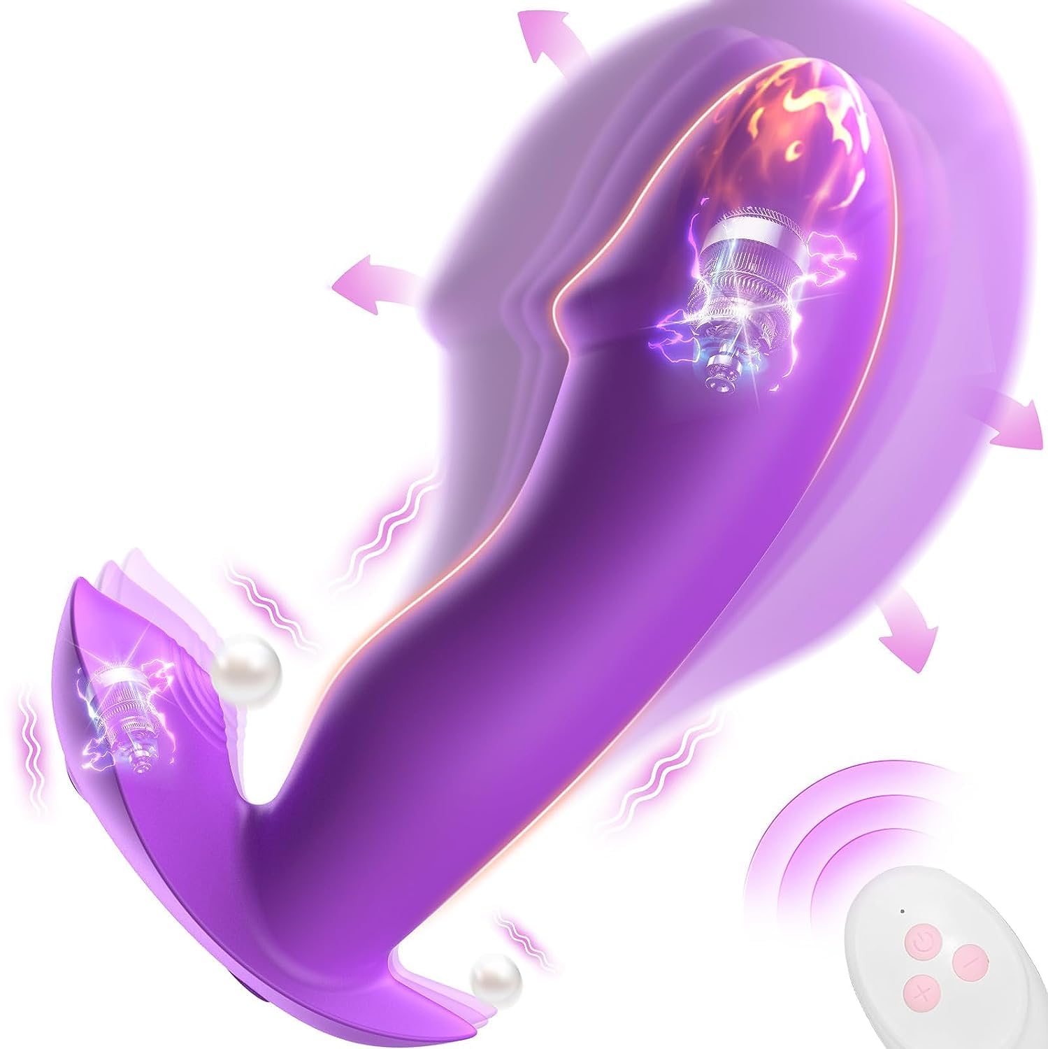 **Inflatable Butt Plug with 10 Vibration Modes & Remote Control – Prostate Massager & G-Spot Stimulator for Men, Women & Couples – Perfect for Couples Play & Solo Pleasure**