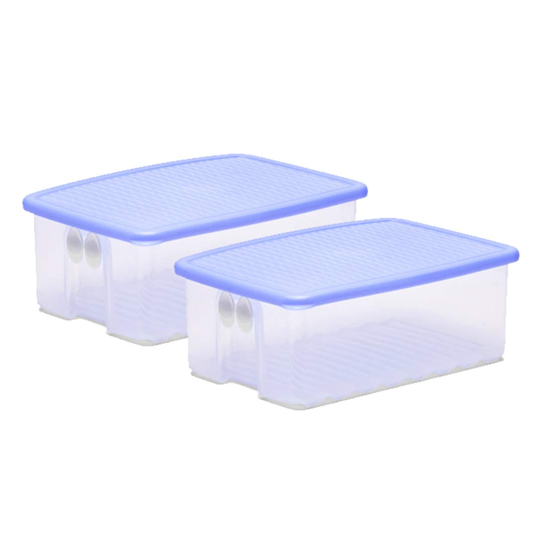 Tupperware Fridge Smart Medium 1.6L 2-Piece Set - Airtight Food Storage Containers for Leftovers, Meal Prep & Kitchen Organization