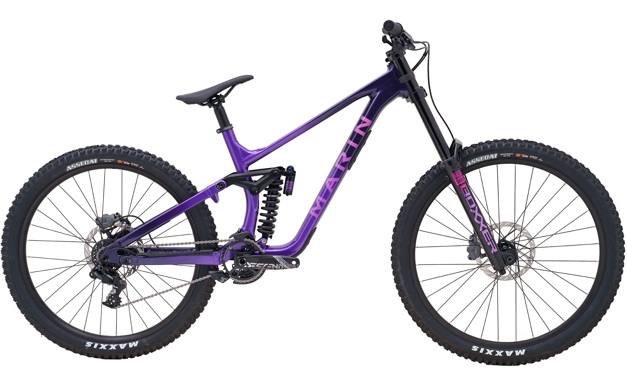 Marin Quake Downhill Mountain Bike - High-Performance Full Suspension MTB for Extreme Trails & Off-Road Cycling | Perfect for Downhill Racing, Mountain Adventures & Technical Terrain Riding