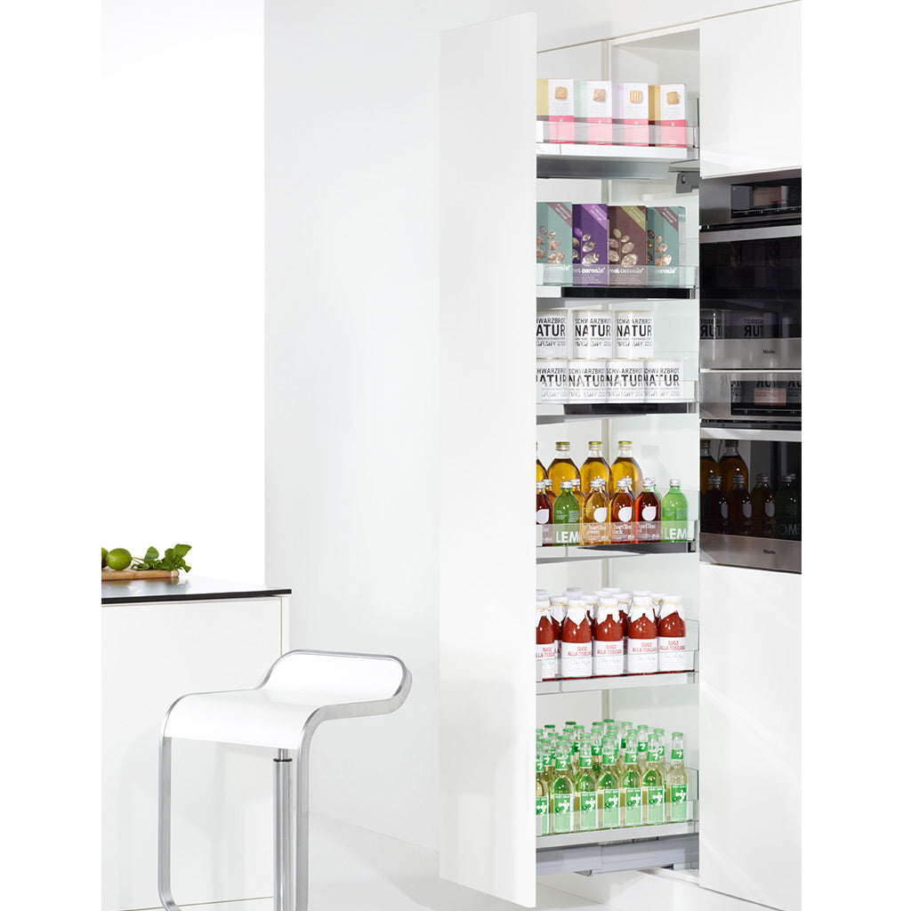 Convoy Centro Pull Out Pantry Organizer - Expandable Kitchen Cabinet Storage for Spices, Canned Goods & More - Perfect for Small Spaces & Closet Organization