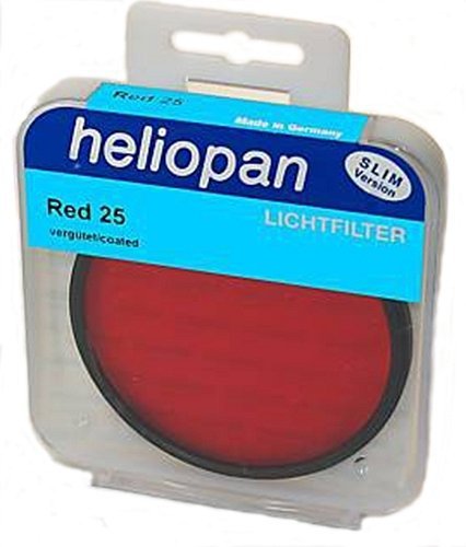 Heliopan 703704 37mm Dark Yellow Camera Lens Filter - Enhance Contrast for Landscape & Black & White Photography | DSLR, Mirrorless Cameras